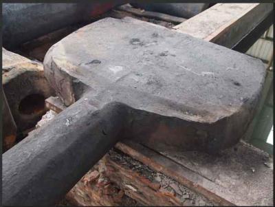 China 16Mn Single Heavy Hook Forging Boat Rudder For Ship Machine / Oil Platform for sale