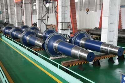 China 34CrNiMo6 Forged Carbon Steel Transmission Shaft Forging Wind Turbine Generator for sale