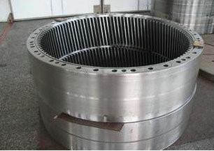 China Custom ANSI Forged Steel Flanges , Planetary Gear Forging Ring Flange 17CrNiMo6 for sale