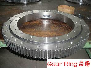 China Custom Alloy Steel Forging Spur Gear Ring Flange ASTM EN Standards For Wind Turbine for sale