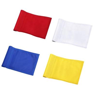 China Golf 420D Pin Flags Golf Waterproof Wholesale Flag Putting Green Practice Nylon Blank for sale