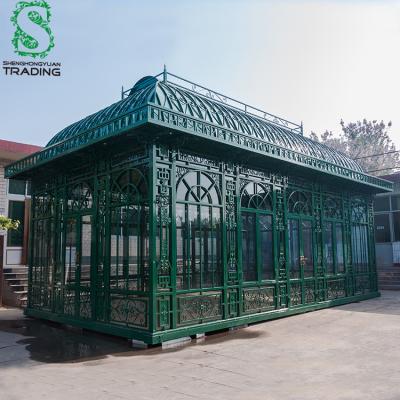 China Outdoor Steel Glass Europe Orangery for Garden for sale