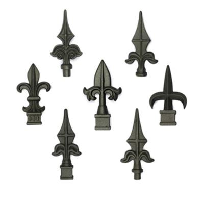 China Decorative Fence Construction Cast Iron Ornaments for sale