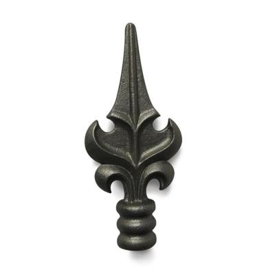 China Easily Assembled Cast Iron Ornaments Cast Top Ends for sale