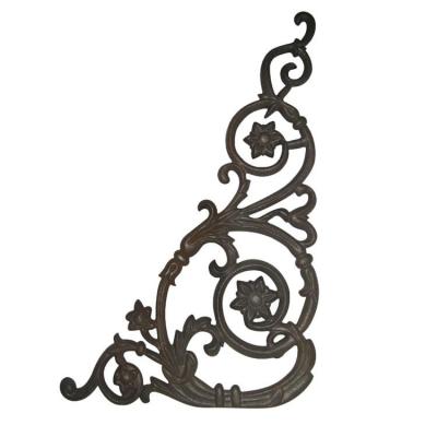 China Easily Assembled Sand Casting Flowers For Iron Fence And Gate for sale