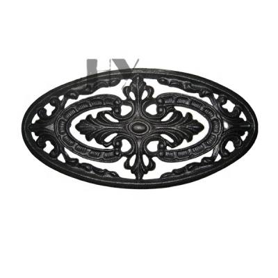 China Wholesale OEM Easily Assembled Decorative Metal Ornaments Steel Iron Aluminum Flower Leaves Door Fence Rail Window Best Quality Top Sale for sale