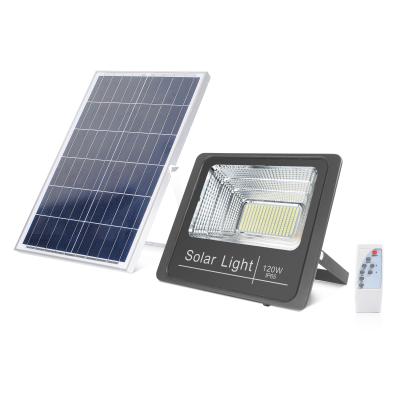 China Warehouse Wholesale Price 120w High Power Commercial Lighting Solar Flood Lights for sale