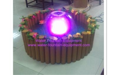 China Indoor / Outdoor Crystal Mushroom Water Fountain Set With Lights , 68cm -100cm for sale