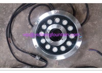 China a fonte subaquática de superfície dos SS do corpo de 180mm Alu ilumina o tipo 12X3W DC24V do controle DMX512 à venda