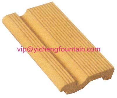 China Vintage Non - Slip Edge Swimming Pool Ceramic Border Tiles Swimming Pool Kits for sale