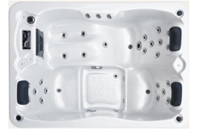 China Badkuipmassager Jaccuzi Pool Spa Materiaal voor 2 Persoon en Één Baby Seat Te koop