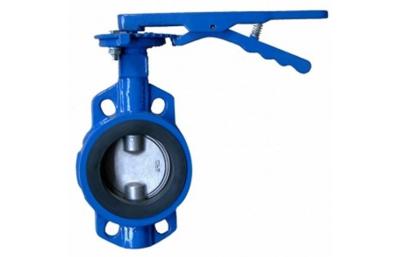 China Cast Iron Water Fountain Valve / Handle Level Butterfly Valves DN50 - DN200 PN10 / 16 for sale