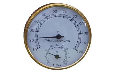 China Dämpfen Sie Sauna-Heizungs-Zusatz-Sauna-hölzernen Thermometer/Uhr für Hotel zu verkaufen