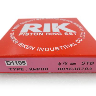 China Tractor Piston Ring For Kubota Tractor And Forklift Engine D1105 Use for sale