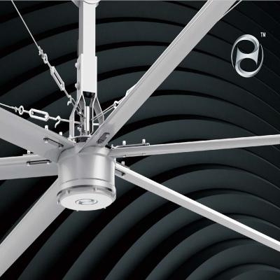 China 256 Square Meters No Running Risk Five Levels Safety Guarantee Large Ceiling Fan For Animal Husbandry for sale