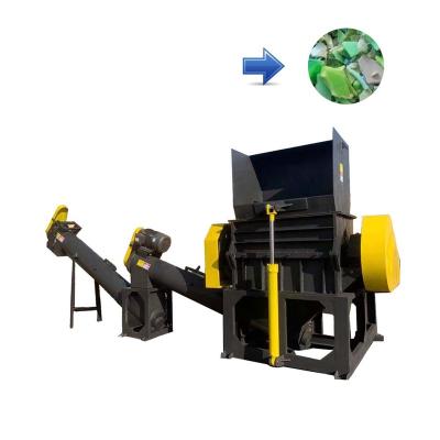 China Factory Industry Plastic Crusher Pipes PP/PE Chunk Block Shredder Bottle Recycling Line Crushing Machinery For Sale Plastic Crusher for sale