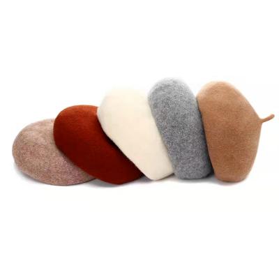 China Fashion\Comfortable Wholesale Women\durable Designer Autumn And Winter Woolen Fashion Warm Bud Hat Berets for sale