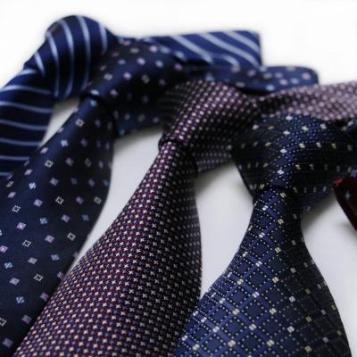 China Office Wear Factory Wholesale Luxury Mens Silk Woven Ties for sale