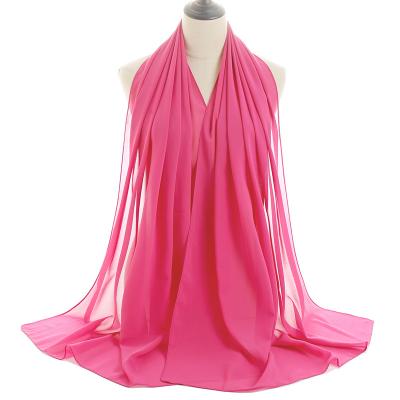 China Muslim Chiffon Women Hijab Chiffon Hijab Scarf For Muslim Women for sale