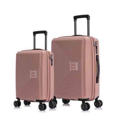 China PP material is lightweight wholesale quality anti split travel suitcases business suitcase men for sale