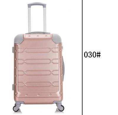 China ABS has good impact resistance and excellent wear resistance. wholesale hard plastic custom logo wheeled printing custom wheeled suitcase for sale