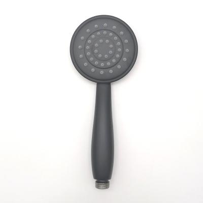 China Without 304 Stainless Steel Shower Head Argon Arc Weldling Unibody Silicon Hand Shower Spout SUS304 Black Showerheads for sale