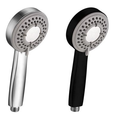 China Free Negative Ion Mineral Stone Shower Head Water Saving Diverter 3 Functions Filter Stainless Steel for sale