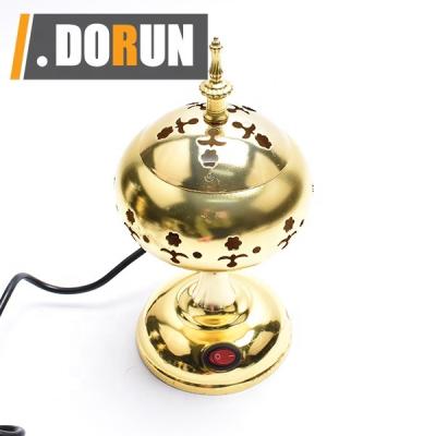 China Wholesale Hot Selling Big Burning Insence Gold Moroccan Censer for sale