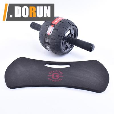 China Ab Wheel Ab Roller For Abs Exercise Workout Fitness - Spring Back System Ab Wheel Roller With Knee Mat for sale