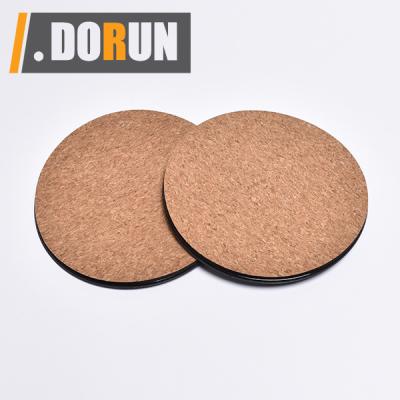 China Home Exercise Cork Material Core Sliding Discs - double sided workout sliders for carpet and hardwood floor - home ab pads exercise equipment for sale