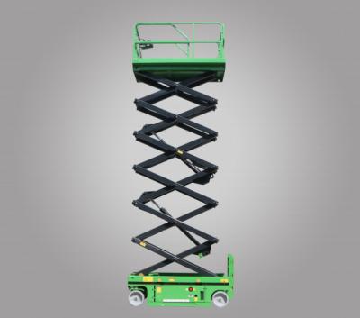 China 4*2 Drive Mode Aerial Work Platform Z10W Z12W Liquid Driven Scissor Type with 8x6V/200Ah Battery for sale