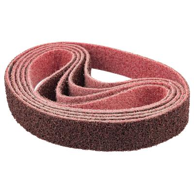 China Grinding 30*560mm Nylon Sanding Belt Non-Woven Abrasive Belt Surface Conditioning Belt Polishing Sanding GrInding for sale