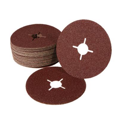 China Fiber DEERFOS VA113 Aluminium Oxide Fiber Disc For Grinding Metal And Stainless Steel for sale