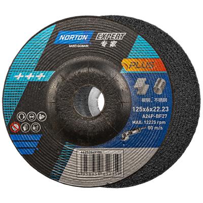 China Brown corundum abrasive Saint-Gobain NORTON  Grinding Wheel Grinding Discs for Angle and Metal Grinder for sale