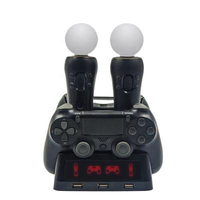 China Best-selling charger stand for ps-4 controller vr and ps move motion controller ps4 controller charger dock station Hc-c3 for sale