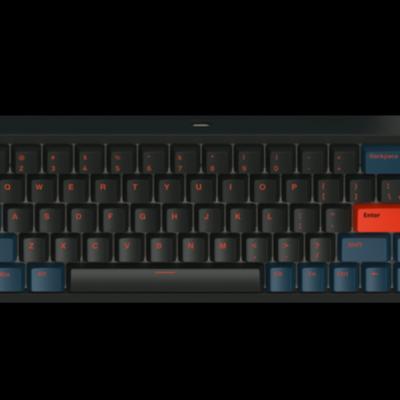 China Anti-ghosting laptop keyboard 68 keys RGB waterproof mechanical gaming keyboard with multimedia function keys for sale