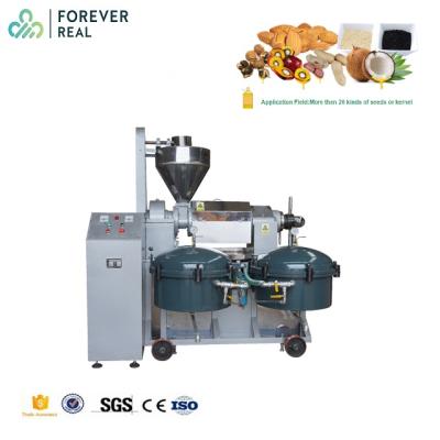 China Factory automatic rapeseed screw oil press sunflower oil machine palm oil press with air pressure filter line for sale