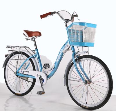 China Wholesale Good Quality Steel Women Bike City Bike With Steel Frame Material Cheap Price Utility Bicycle for sale