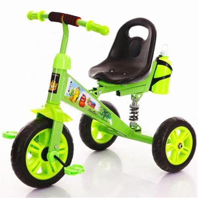 China Ride On Toy High Quality Shock Absorption Frame Kids Tricycle With Water Bottle for sale