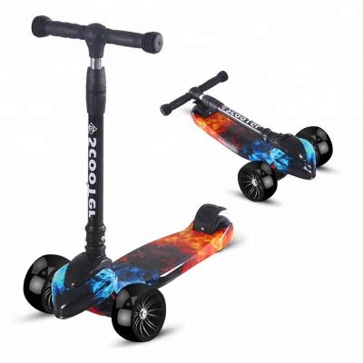 China With light and water pot factory sale customized adjustable children folding scooter price for sale