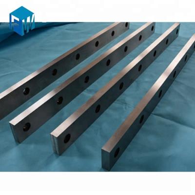 China Crushing 9crsi Material Plastic Guillotine Stainless Steel Machine Shear Blade for sale