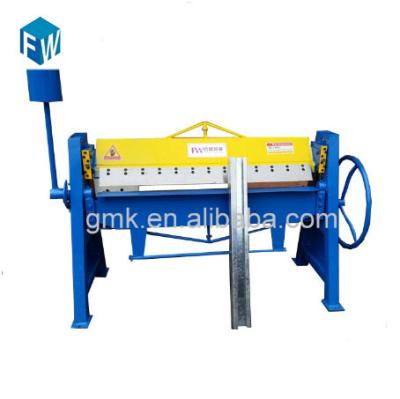 China Bestselling 1.5mm Manual Carbon Steel Mini Sheet Metal Bending Machine for sale