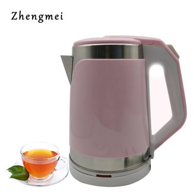 China 360 Rotation Factory Base OEM Double Wall Home Appliance 1.8L Automatic Cut Out Electric Kettle Water Heater Marado for sale