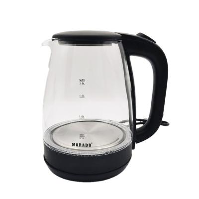 China Wholesale 360 ​​Degree Glass Kettle Low Price Electric Kettle Rotation Low Price Kettle With CE CB Certificate for sale