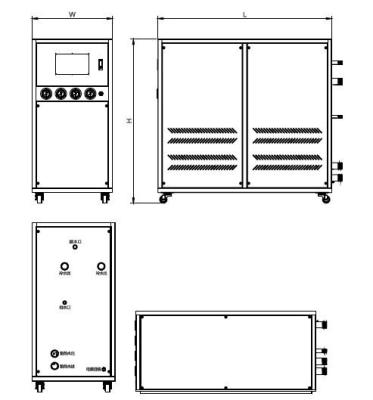 China Direct Cooling Mold Temperature Controller High Heat Dispersion Power Saving for sale