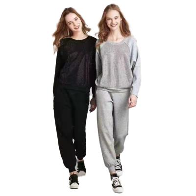 China Wholesale High Quality Anti-wrinkle Autumn Overall Sweater Set Casual Knitted Women Sweater Women Set for sale