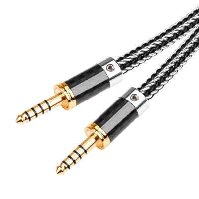 China Car ATAUDIO HIGH FIDELITY Silver Plated 4.4mm to 4.4mm Male 4.4 HiFi Audio Cable OCC to Amp Male HiFi Cable for sale