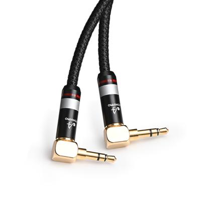 China aux cable 3.5 Male-to-Male Male-to-Male Connecting Oxygen-Free Copper Audio Cable Car Cell Phone Car Cable AUX. silver AUX. HiFi audio for sale