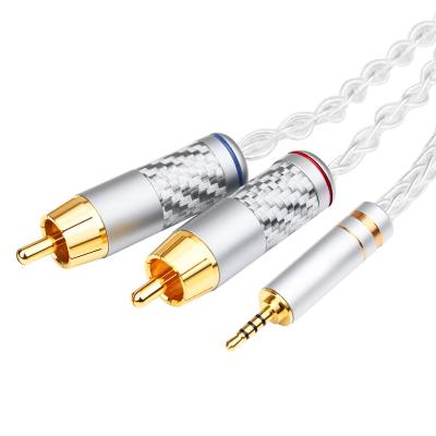 China Car ATAUDIO RCA 2.5mm Hi-Fi Stereo 2RCA Hi-Fi Cable to RCA AUX Audio Cable. 2.5 Jack For Amplifiers Home Theater RCA Audio Cable To for sale