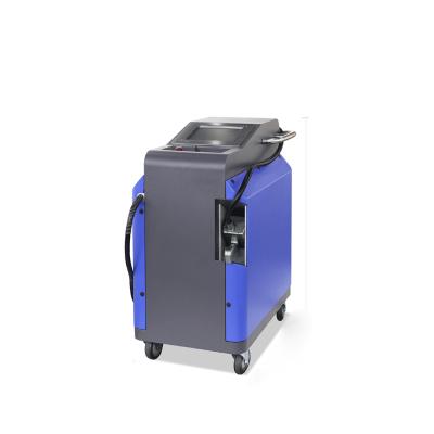 China Stainless Steel Paint Rust Removal 200w 500w 1000w Automobile Car Fiber Laser Cleaning Machine for sale